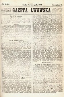 Gazeta Lwowska. 1863, nr 264