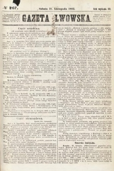 Gazeta Lwowska. 1863, nr 267
