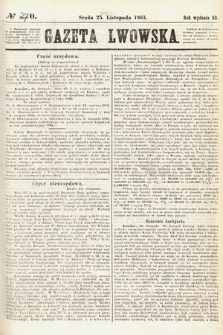 Gazeta Lwowska. 1863, nr 270