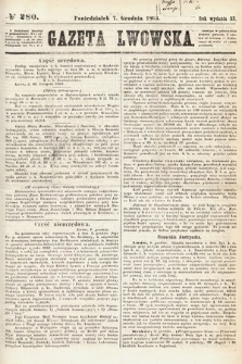 Gazeta Lwowska. 1863, nr 280