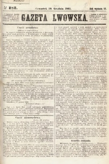Gazeta Lwowska. 1863, nr 282