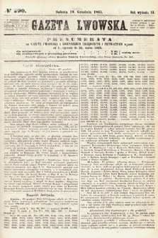 Gazeta Lwowska. 1863, nr 290