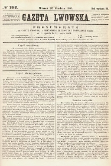 Gazeta Lwowska. 1863, nr 292