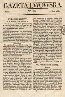 Gazeta Lwowska. 1832, nr 80