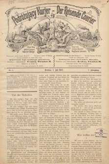 Podróżujący Kurier = Reisende Courier. 1907, nr 1