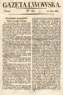Gazeta Lwowska. 1832, nr 84