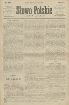 Słowo Polskie. 1900, nr 316