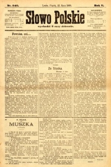 Słowo Polskie. 1900, nr 346