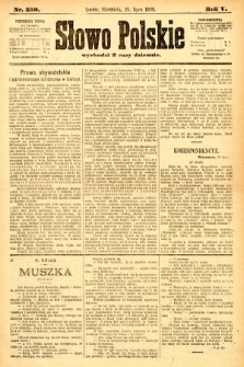 Słowo Polskie. 1900, nr 350