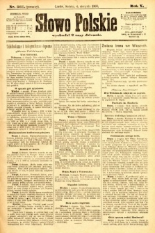 Słowo Polskie (wydanie poranne). 1900, nr 361