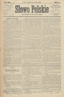 Słowo Polskie. 1900, nr 395