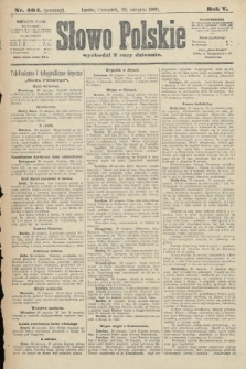 Słowo Polskie (wydanie poranne). 1900, nr 404