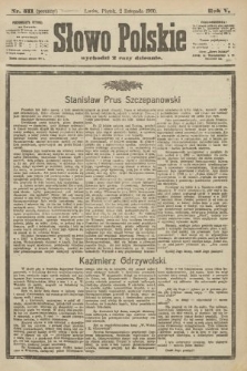 Słowo Polskie (wydanie poranne). 1900, nr 511