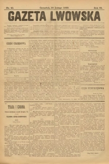 Gazeta Lwowska. 1899, nr 43