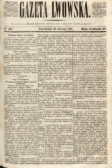 Gazeta Lwowska. 1868, nr 91