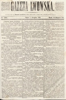 Gazeta Lwowska. 1868, nr 181
