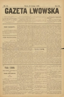 Gazeta Lwowska. 1899, nr 42