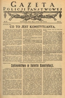 Gazeta Policji Państwowej. 1921, nr 30