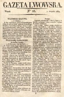Gazeta Lwowska. 1832, nr 93