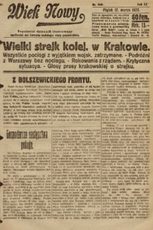Wiek Nowy : popularny dziennik ilustrowany. 1920, nr 5641