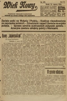 Wiek Nowy : popularny dziennik ilustrowany. 1920, nr 5651