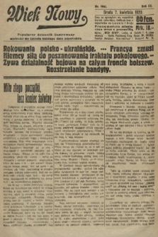 Wiek Nowy : popularny dziennik ilustrowany. 1920, nr 5661