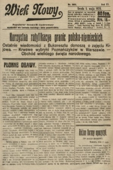 Wiek Nowy : popularny dziennik ilustrowany. 1920, nr 5684