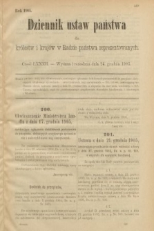 Dziennik Ustaw Państwa dla Królestw i Krajów w Radzie Państwa Reprezentowanych. 1905, nr 82