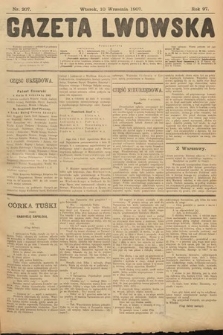 Gazeta Lwowska. 1907, nr 207