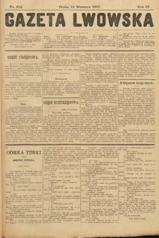 Gazeta Lwowska. 1907, nr 214