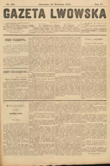 Gazeta Lwowska. 1907, nr 221
