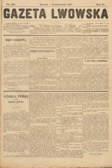 Gazeta Lwowska. 1907, nr 225