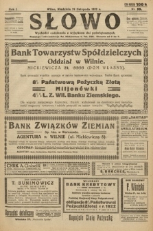 Słowo. 1922, nr 99