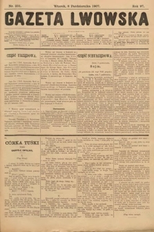 Gazeta Lwowska. 1907, nr 231