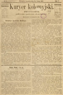 Kuryer Kołomyjski : dwutygodnik polityczno-społeczno-ekonomiczny. 1889, nr 4