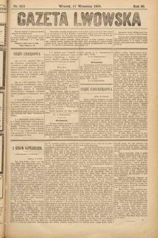 Gazeta Lwowska. 1895, nr 213
