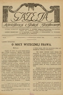 Gazeta Administracji i Policji Państwowej. 1934, nr 18