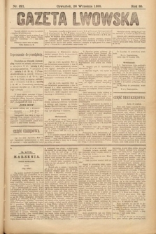 Gazeta Lwowska. 1895, nr 221