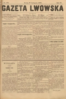 Gazeta Lwowska. 1907, nr 273