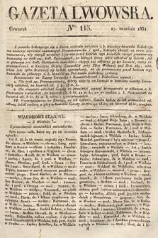 Gazeta Lwowska. 1832, nr 115