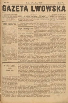 Gazeta Lwowska. 1907, nr 279