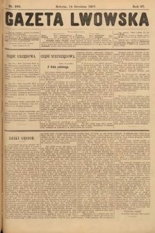 Gazeta Lwowska. 1907, nr 288