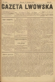 Gazeta Lwowska. 1907, nr 290