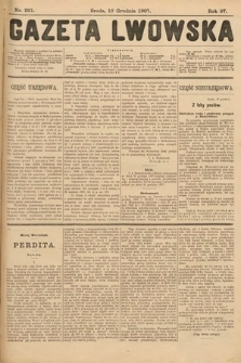 Gazeta Lwowska. 1907, nr 291