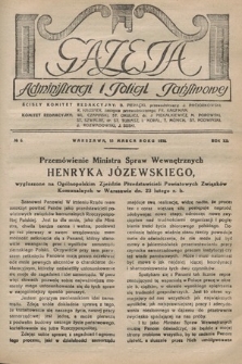 Gazeta Administracji i Policji Państwowej. 1930, nr 6