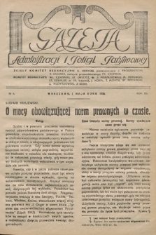 Gazeta Administracji i Policji Państwowej. 1930, nr 9