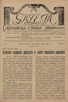 Gazeta Administracji i Policji Państwowej. 1930, nr 18