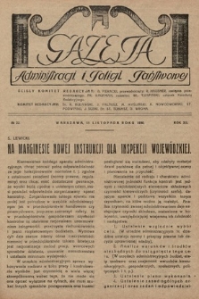 Gazeta Administracji i Policji Państwowej. 1930, nr 22