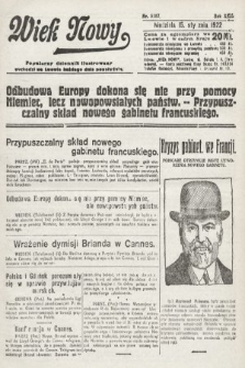 Wiek Nowy : popularny dziennik ilustrowany. 1922, nr 6187