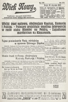 Wiek Nowy : popularny dziennik ilustrowany. 1922, nr 6189